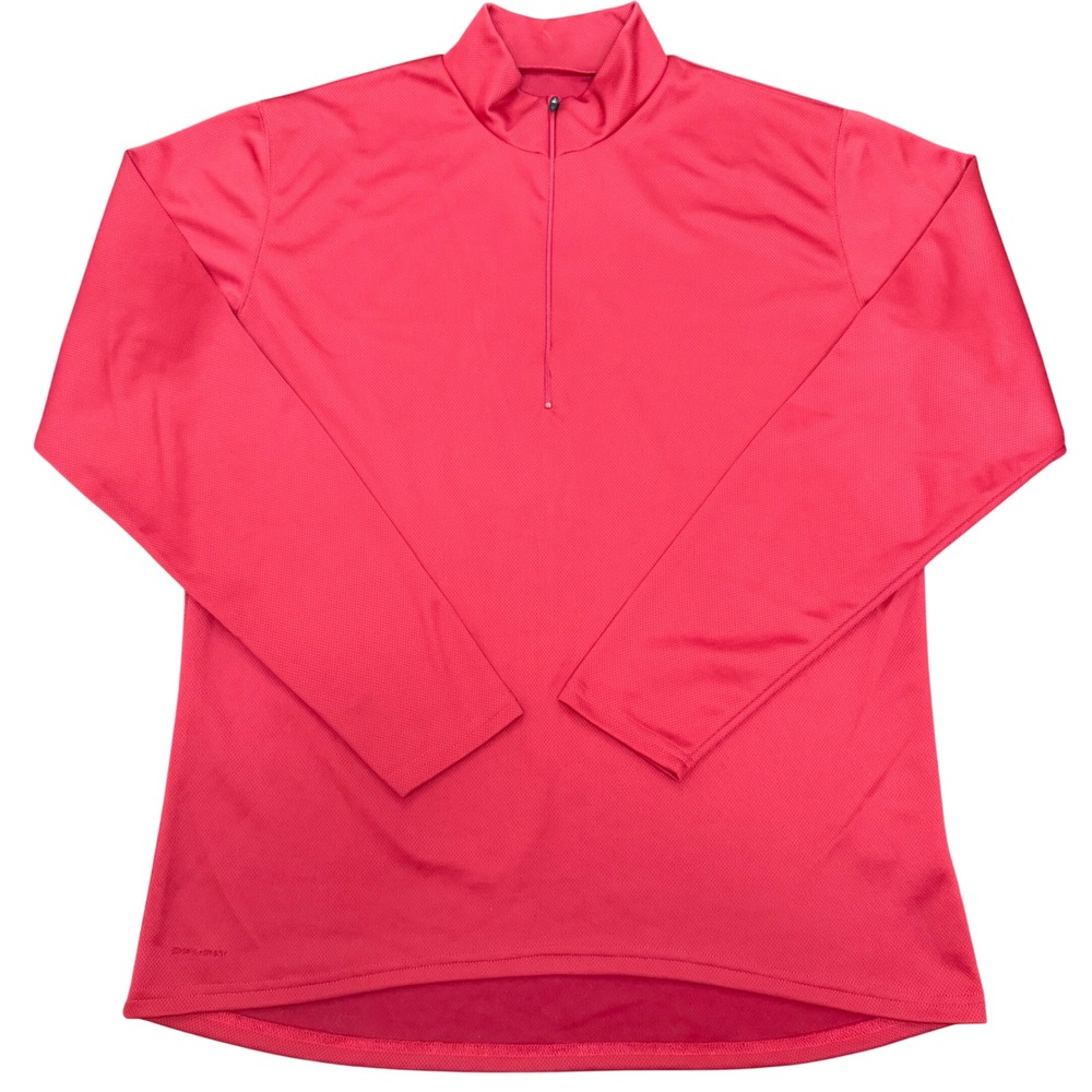 Nike ACG 1/4 Zip Pullover Mens Large Red Dri-FIT Base Layer‎ Long Sleeve
